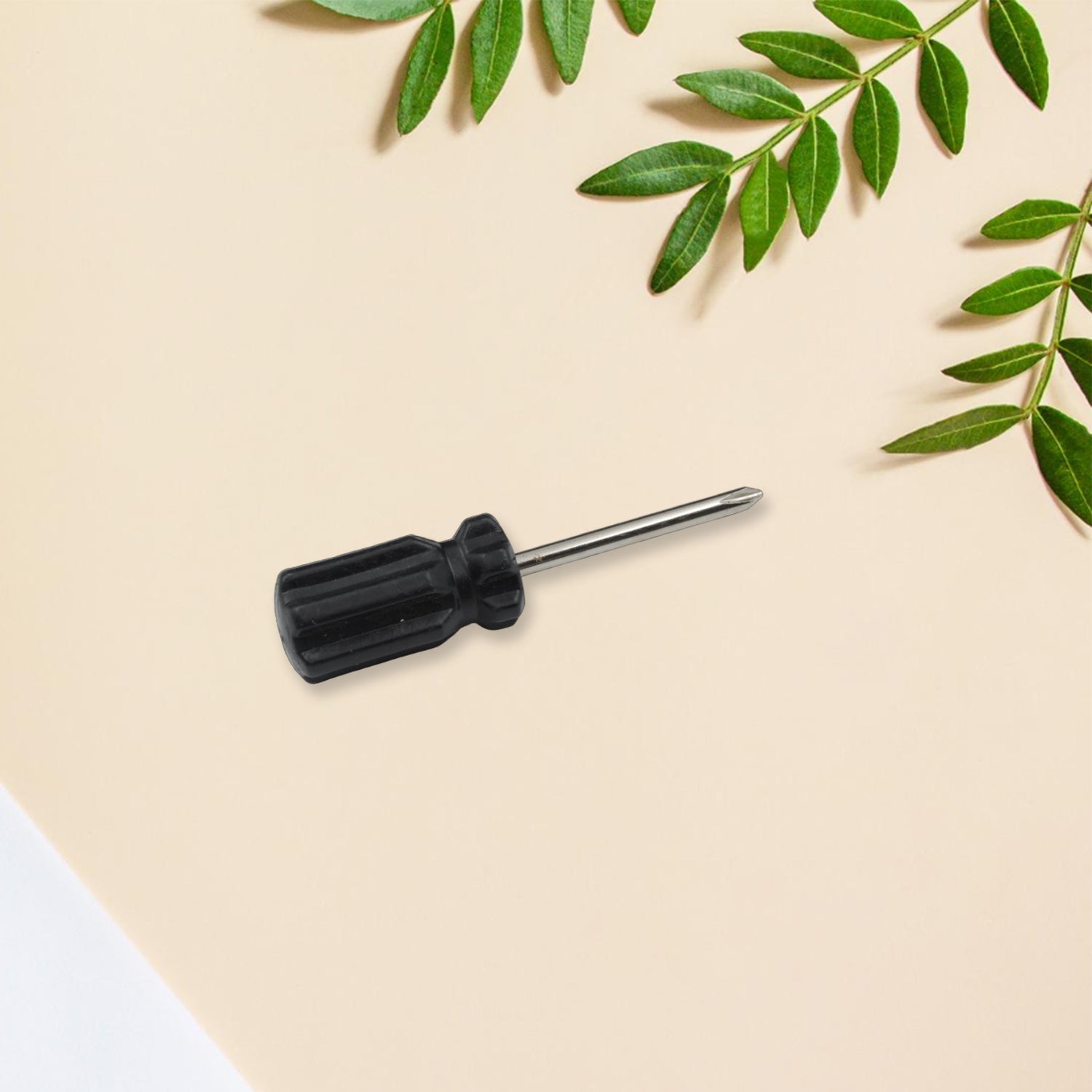 9381 Mini Slotted Screwdriver, Flat Head with Black Handle for Small Appliances Mini Pocket Size Slotted Cross Head Double Sided Flat Magnetic Screwdriver (1 Pc) 9381 Mini Slotted Screwdriver, Flat Head with Black Handle for Small Appliances Mini Pocket Size Slotted Cross Head Double Sided Flat Magnetic Screwdriver (1 Pc)